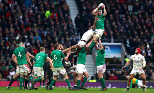 Maro Itoje and Peter O'Mahony