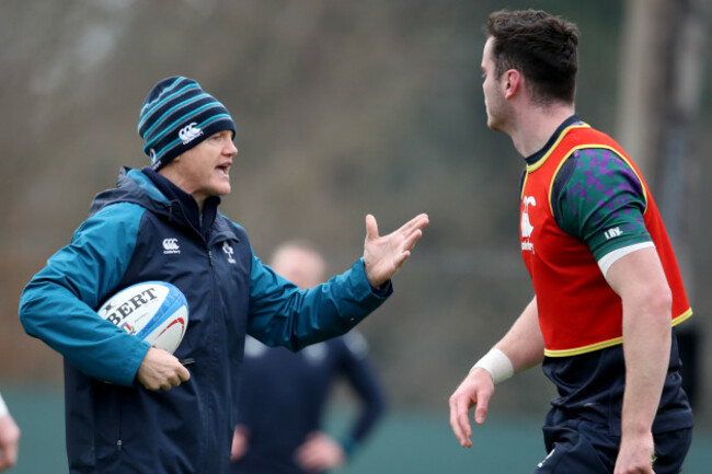 Joe Schmidt with James Ryan