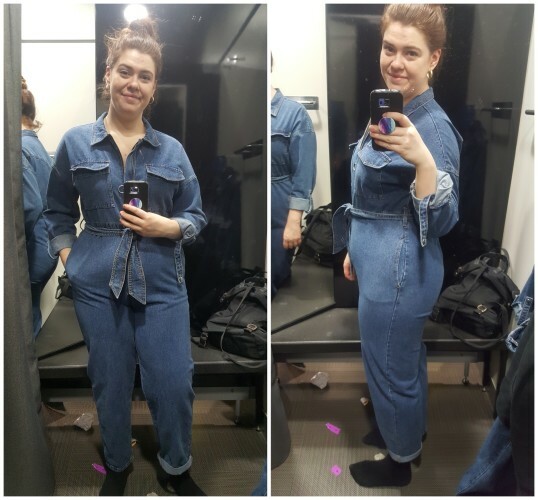 h&m boiler suit denim