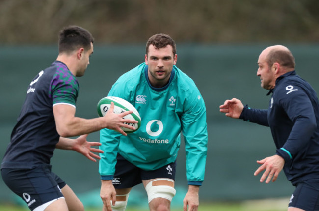 Conor Murray, Tadhg Beirne and Rory Best