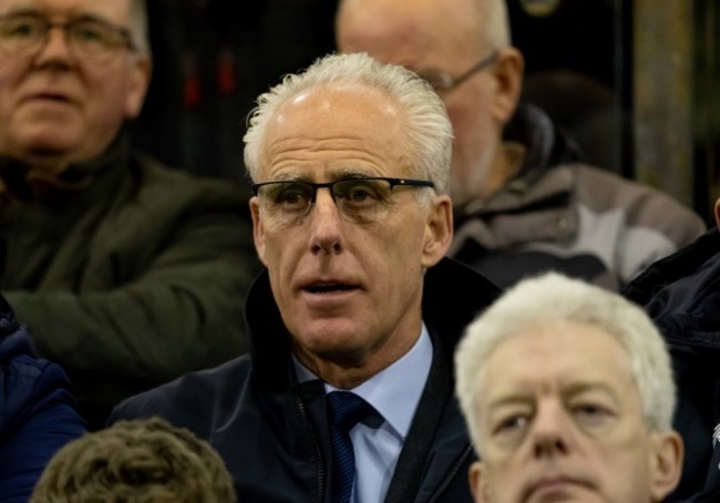 Mick McCarthy at the game