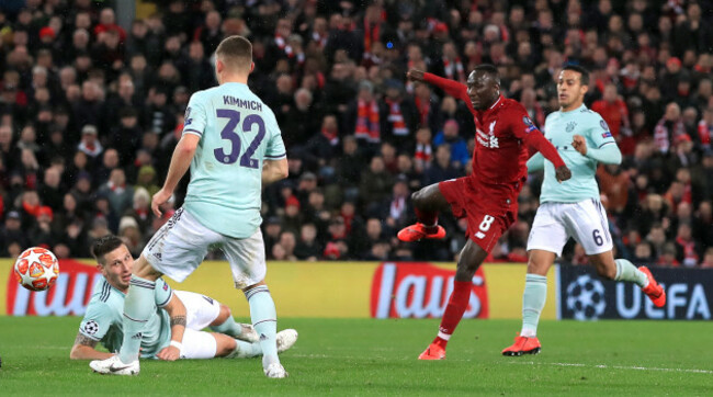 Liverpool v Bayern Munich - UEFA Champions League - Round of 16 - First Leg - Anfield