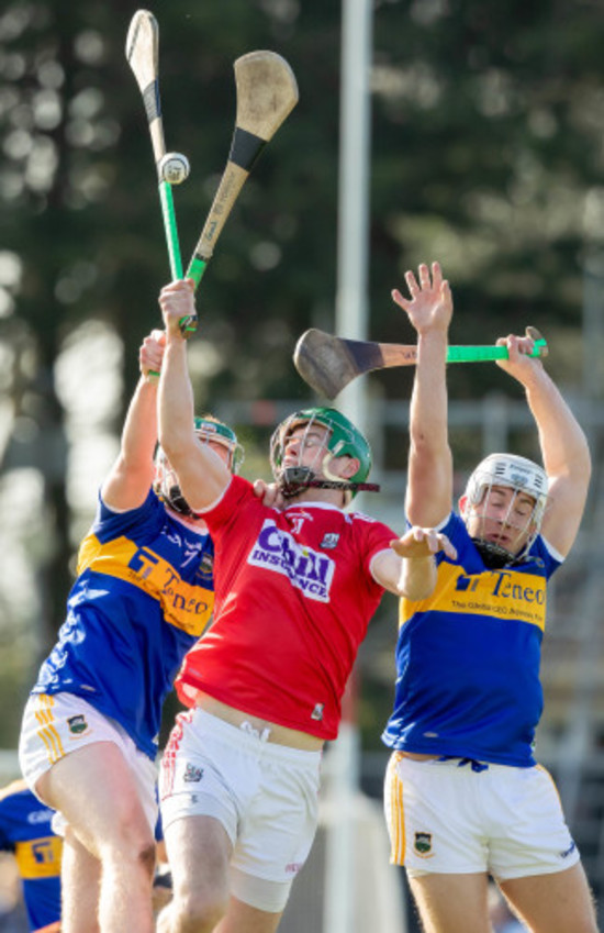 Seamus Harnedy with Niall O'Meara and Robert Byrne