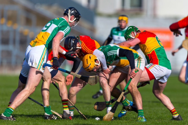 Colm Bonnar and Martin Byrne celebrate winning