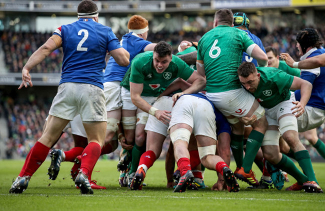 James Ryan, Peter O'Mahony and Jack Conan