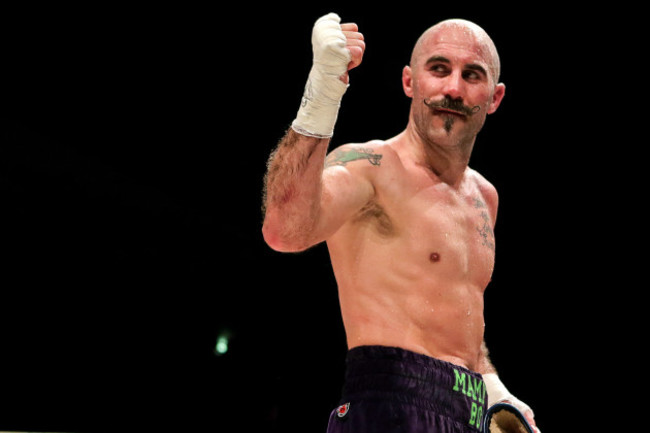 Spike O’Sullivan celebrates