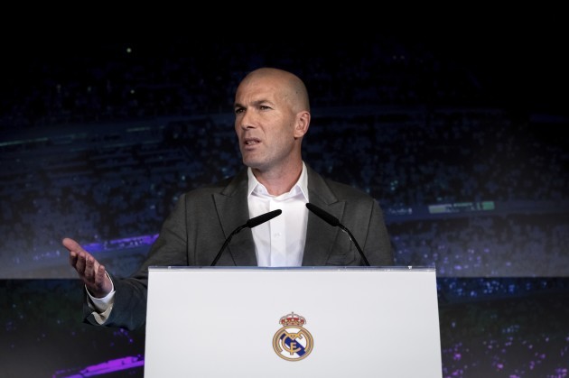 Spain Soccer Real Madrid Zidane
