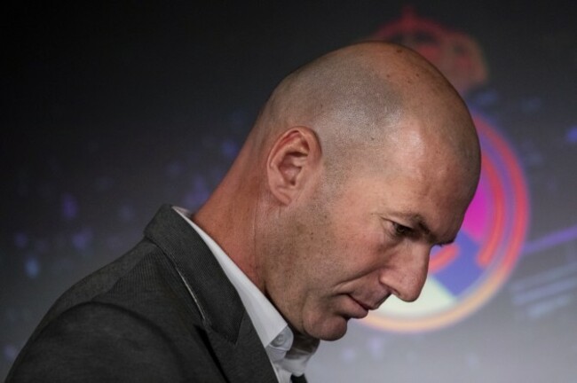 Spain Soccer Real Madrid Zidane