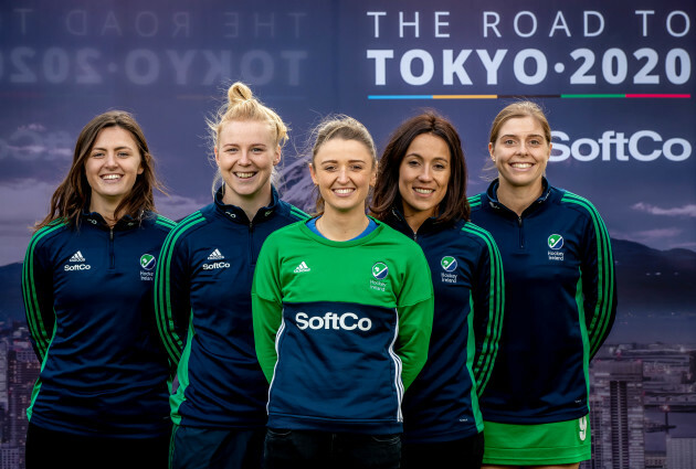 Roisin Upton, Ayeisha McFerran, Gillian Pinder, Anna O'Flanagan and Katie Mullan