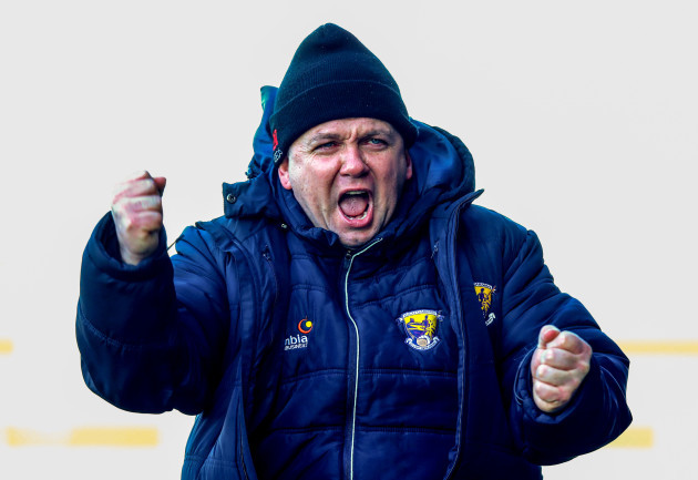 Davy Fitzgerald celebrates his side scoring a goal