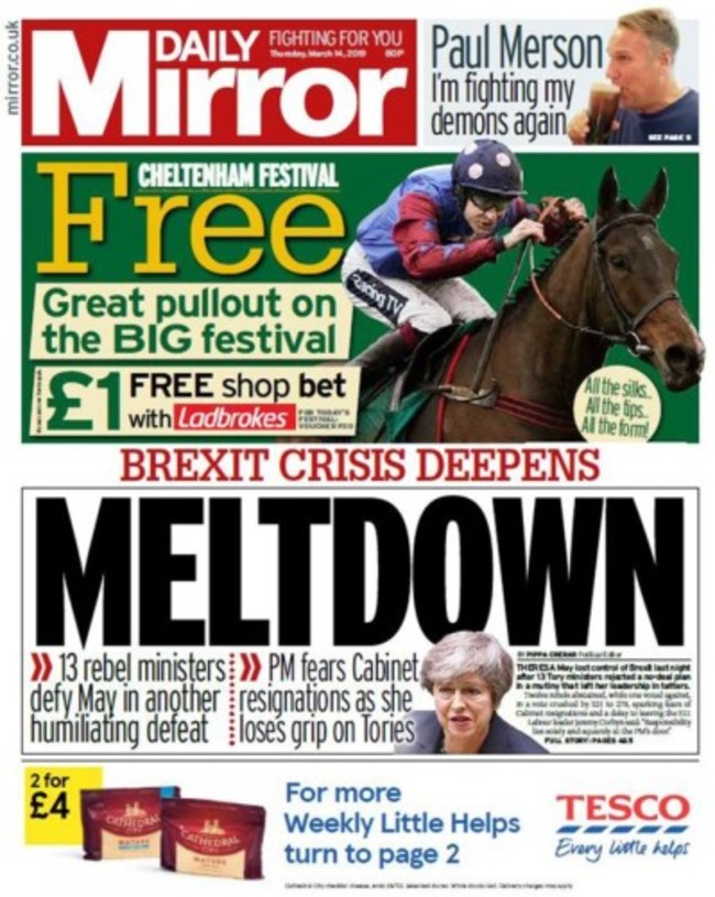 daily mirror may