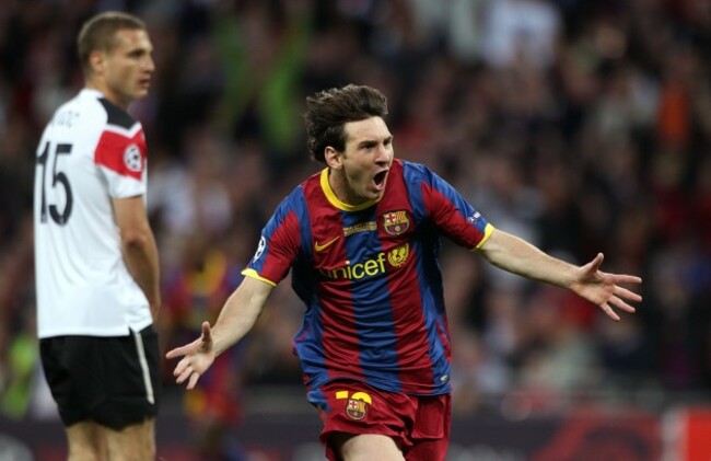 Soccer - UEFA Champions League - Final - Barcelona v Manchester United - Wembley Stadium