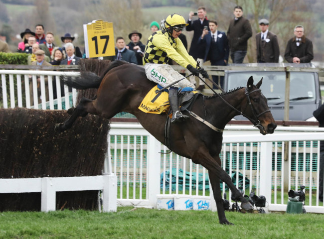 Paul Townend onboard Al Boum Photo clears the last on the way to winning