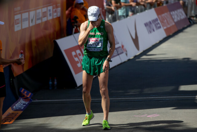 Brendan Boyce after finishing 19th