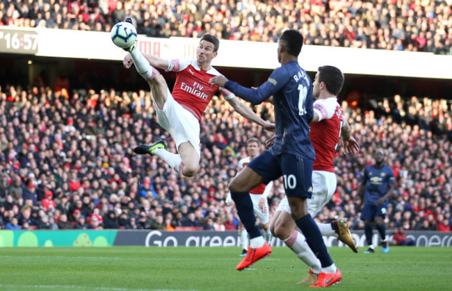 Arsenal v Manchester United - Premier League - Emirates Stadium