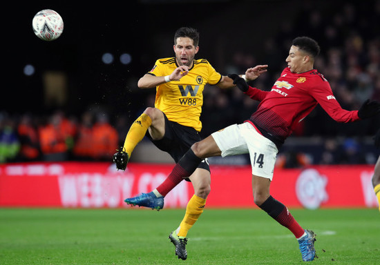 Wolverhampton Wanderers v Manchester United - FA Cup - Quarter Final - Molineux