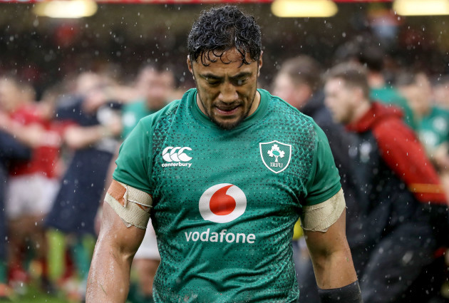 Bundee Aki dejected after the game