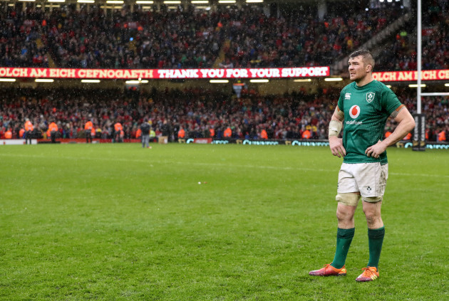Peter O'Mahony dejected after the game