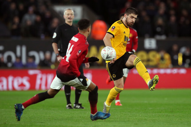 Wolverhampton Wanderers v Manchester United - FA Cup - Quarter Final - Molineux