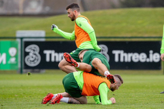 James Collins and Jack Byrne