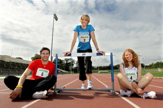 Brian Gregan, Derval O'Rourke and Kate Veale