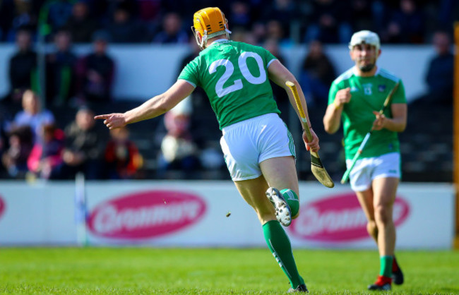 Seamus Flanagan celebrates scoring a goal