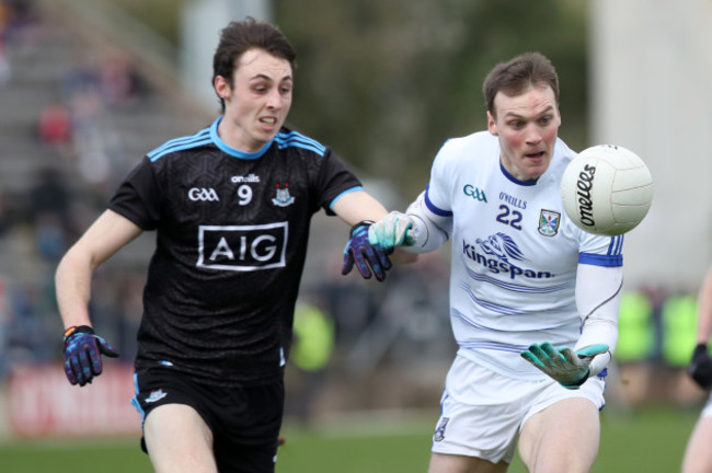 Gearoid McKiernan with Darren Gavin