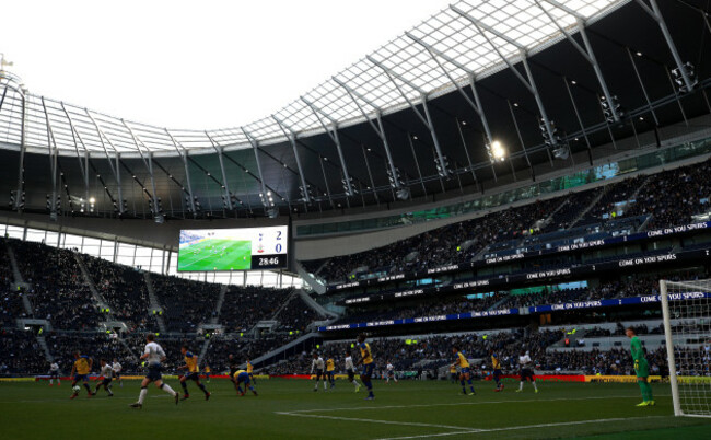 Tottenham Hotspur U18 v Southampton U18 - U18 Premier League - Test Event - Tottenham Hotspur Stadium