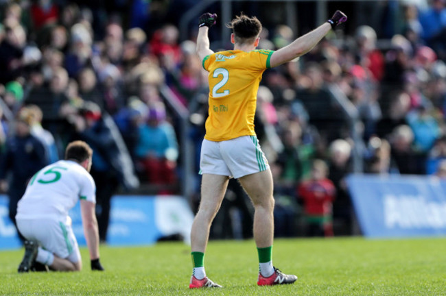 Seamus Lavin celebrates at the final whistle