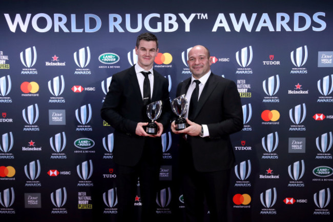 Johnny Sexton and Rory Best