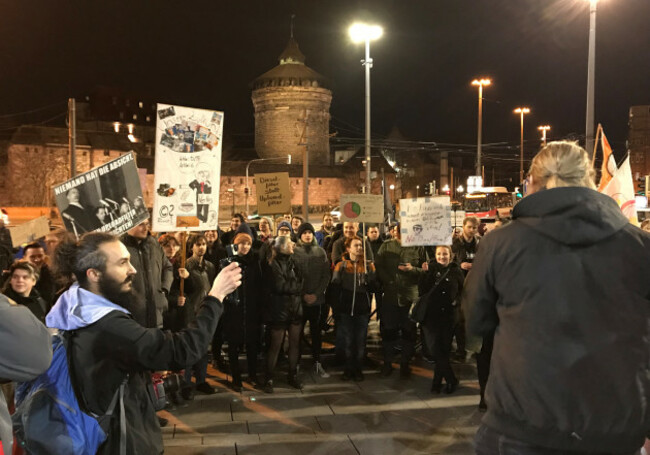 Demo against copyright reform in Nuremberg