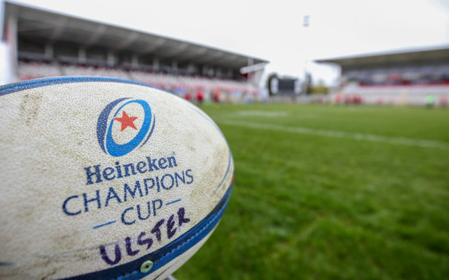 A general view of a Heineken Champions Cup ball