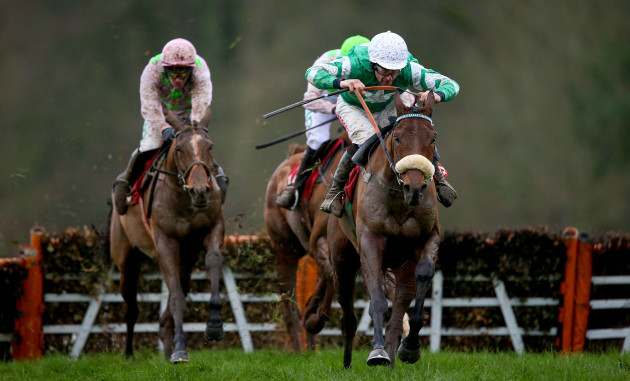 Davy Russell onboard Presenting Percy comes home to win
