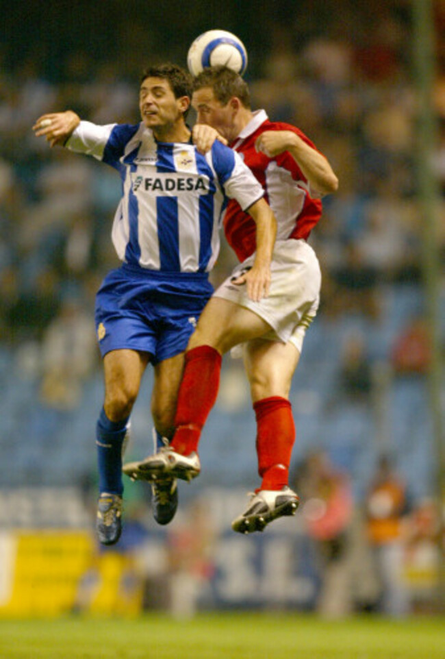 David Crawley with Victor Sanchez