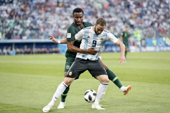 Russia: Nigeria vs Argentinia