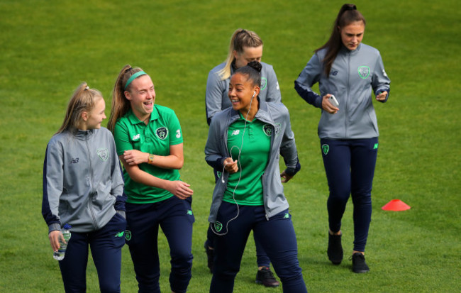 Isibeal Atkinson, Claire O'Riordan and Rianna Jarrett