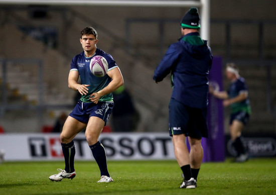 Dave Heffernan during the warm up