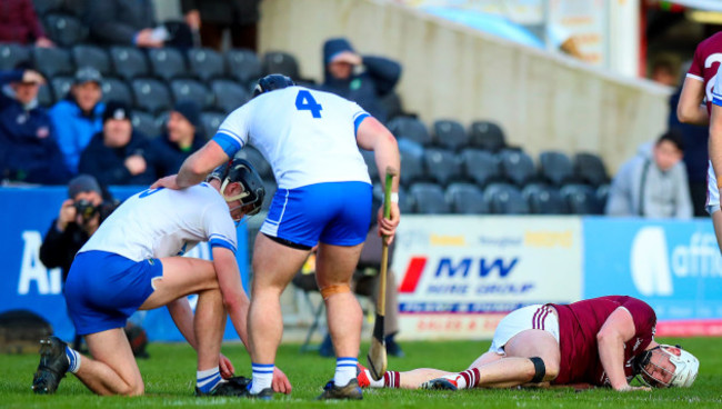 Joe Canning lays injured