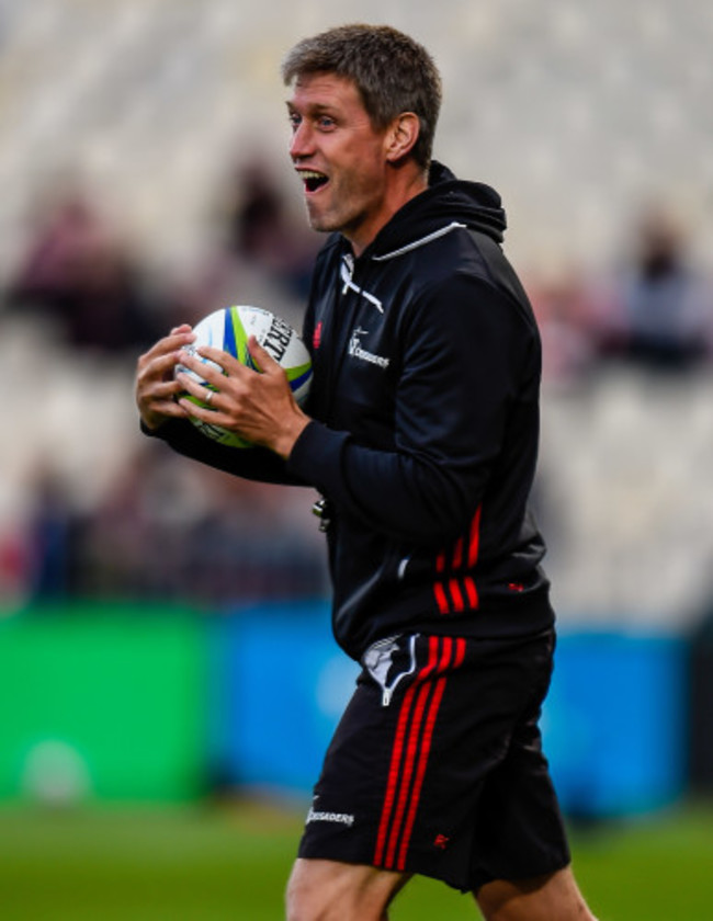 Ronan O'Gara during the warm up