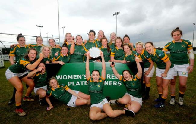 Railway Union celebrate winning The Plate Final