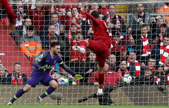 Liverpool v Tottenham Hotspur - Premier League - Anfield