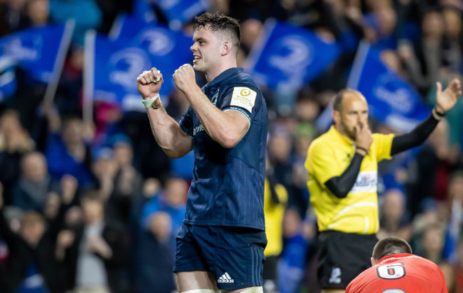 James Ryan celebrates at the final whistle