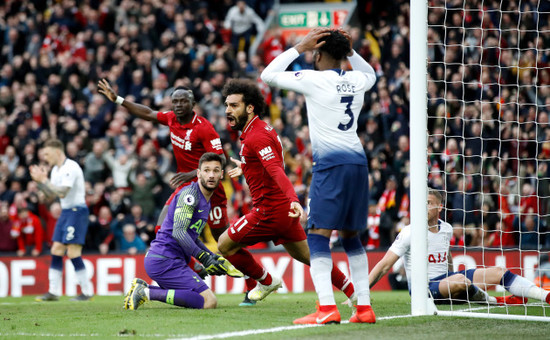 Liverpool v Tottenham Hotspur - Premier League - Anfield