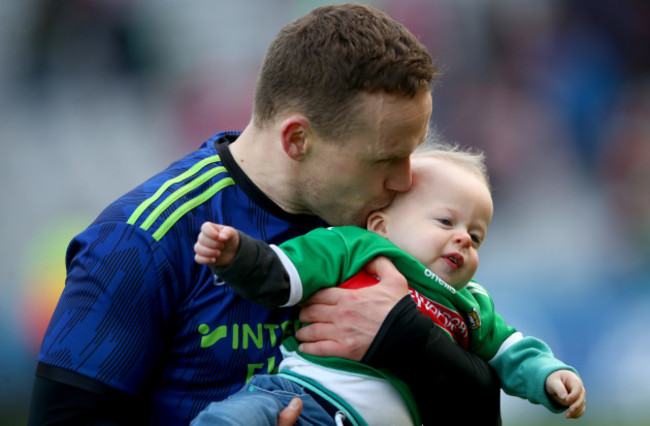 Andy Moran with his son Ollie