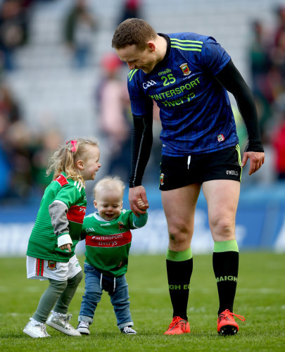 Andy Moran with his kids Charlotte and Ollie