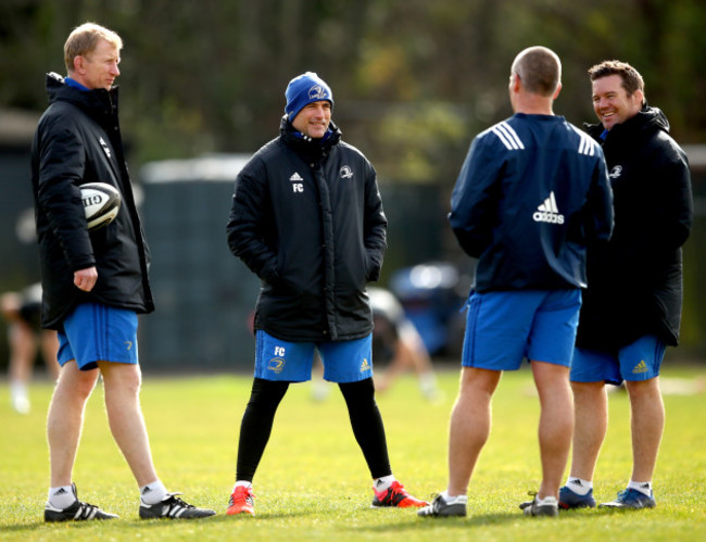 Leo Cullen, Felipe Contepomi, Stuart Lancaster and John Fogarty