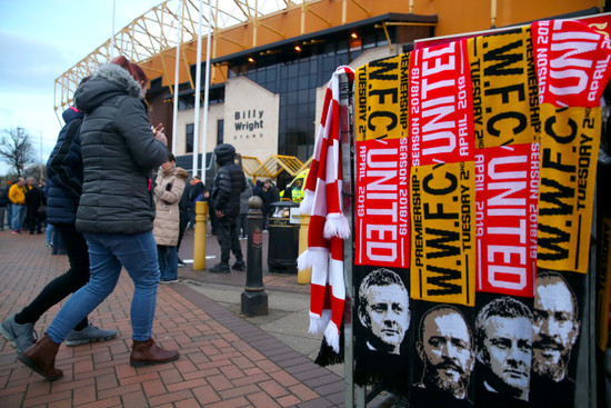 Wolverhampton Wanderers v Manchester United - Premier League - Molineux Stadium