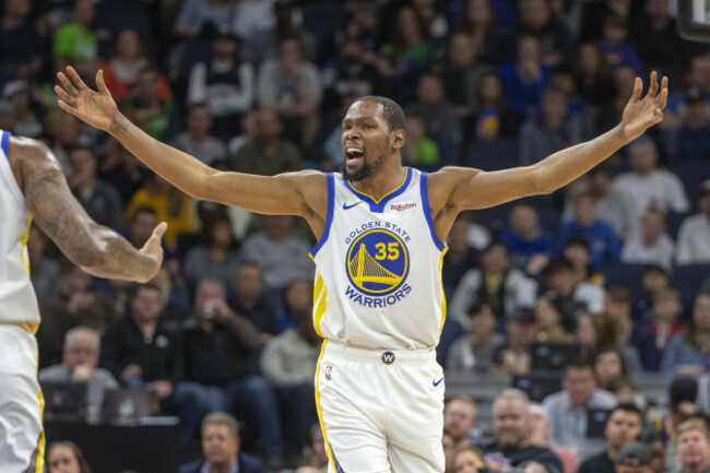 NBA: Golden State Warriors at Minnesota Timberwolves