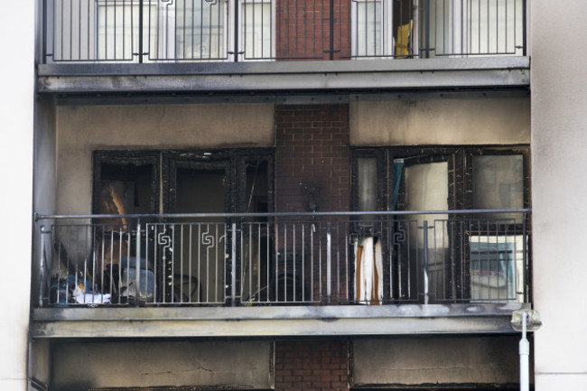 Belfast apartment block fire