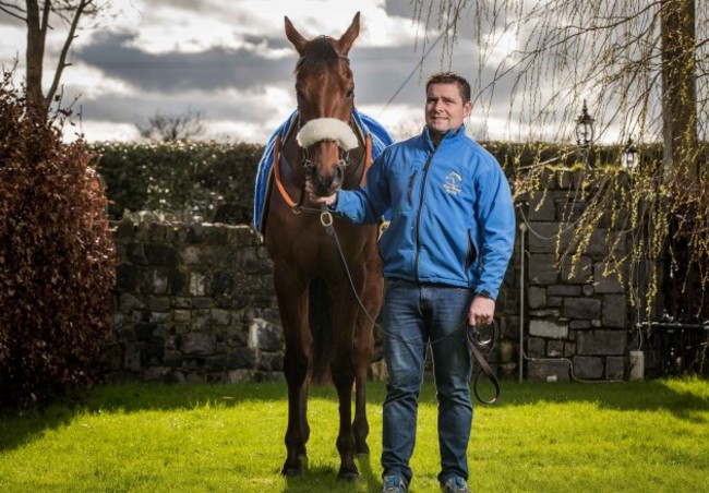 Peter Fahey with Peregrine Run